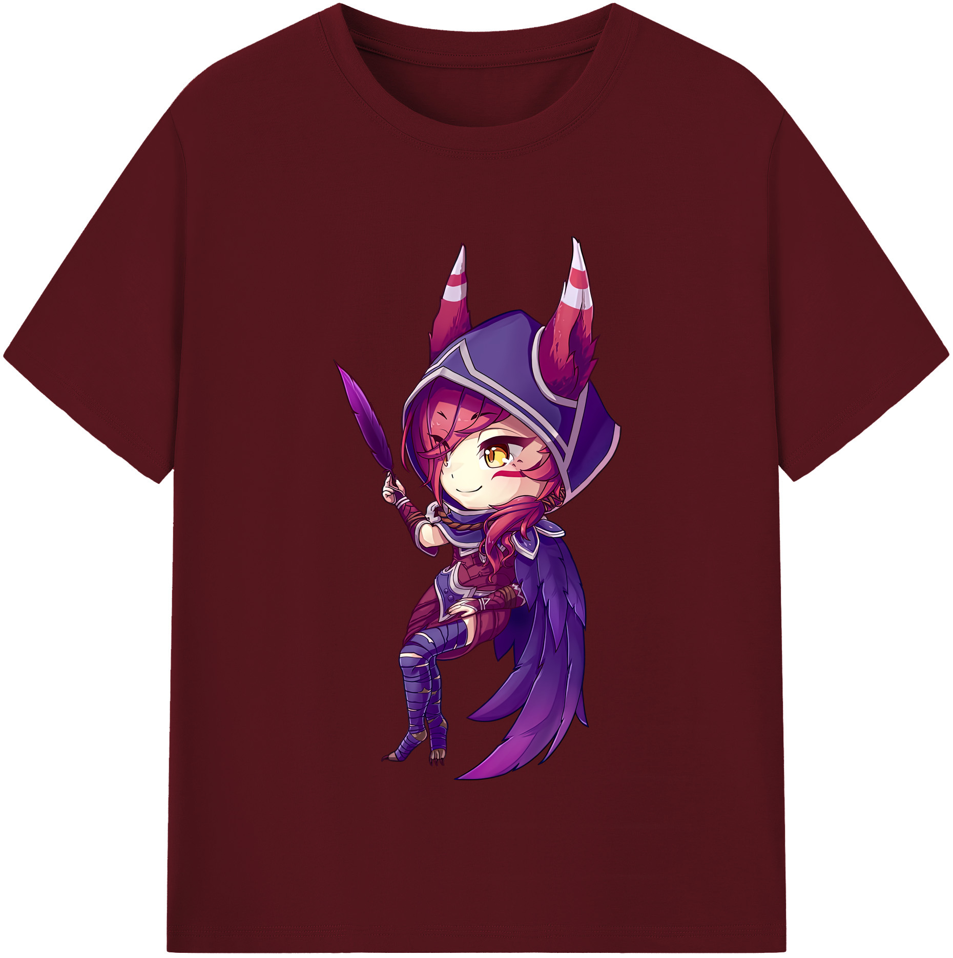 リーグ・オブ・レジェンド League of Legends LOL 綿100％半袖Tシャツ（フロントプリント）